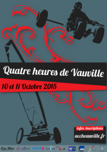 Affiche des quatre heures de vauville 2015