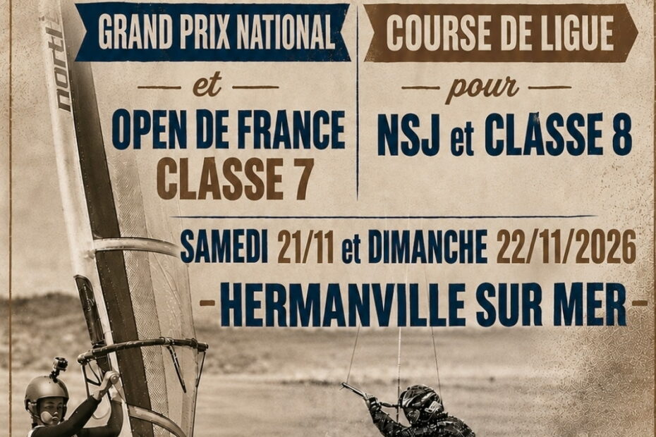 GP Hermanville - Affiche avec partenaires